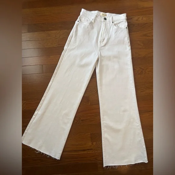 Splendid High Waist Wide Leg Crop Jean size 26 raw hem NWT - Picture 8 of 14